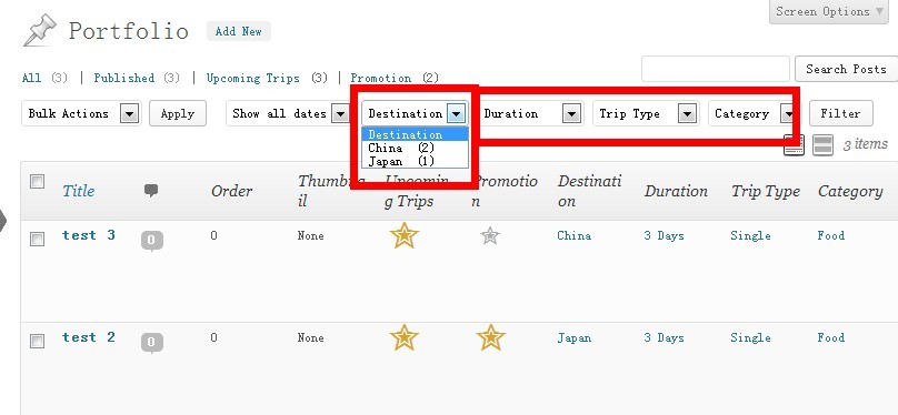Adding Taxonomy Filter to Admin posts List for Custom Post Type